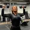 Luxury Women Black velour Tracksuit