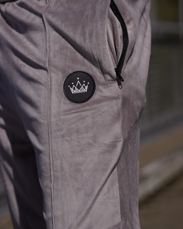 Essential 2-Piece Embroidered Velour Tracksuit