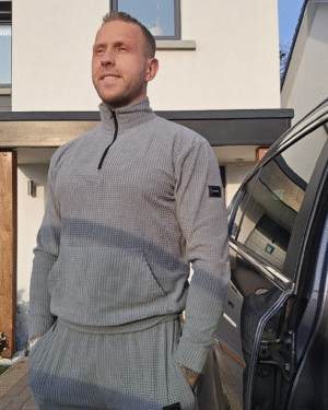 AK Stylish Men Grey Tracksuit