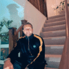 Top Rated Men Velour black Tracksuit-2025
