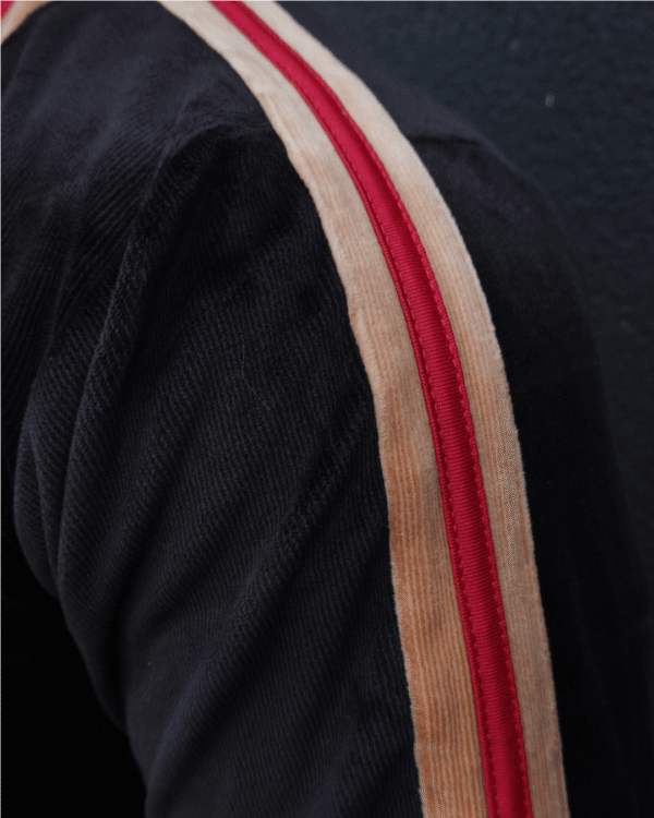 Luxury Men Striped Velour Tracksuit