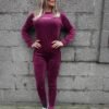 Soft Velour Tracksuit Co-Ord 4 Colors