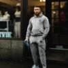 Iconic Grey Velour Tracksuit Ultimate Comfort 2P