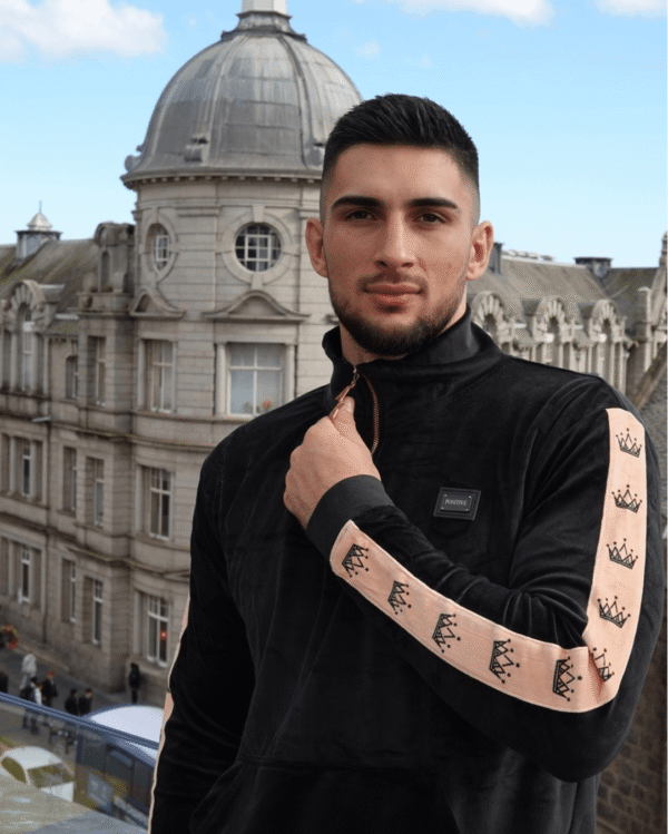 Flawless 2-Piece Ultimate Black Sublimation Velour Tracksuit