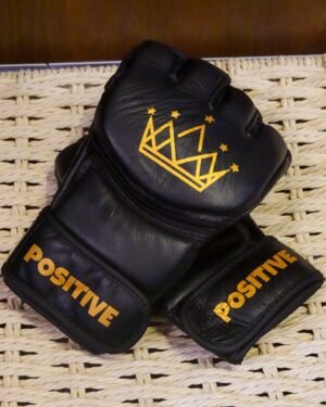 Premium Gold MMA Grappling Gloves 2