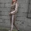 Positive Wild Leopard Print Tracksuit 1P