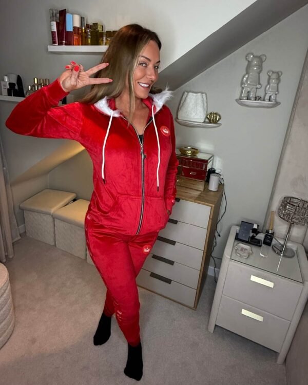 Positive Red Luxury Santa Tracksuit 2025