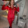 Positive Red Luxury Santa Tracksuit 2025