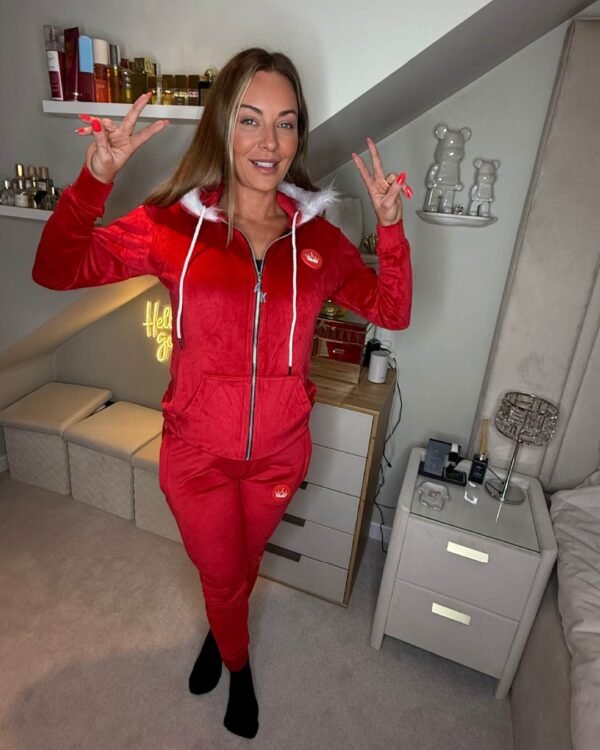 Positive Red Luxury Santa Tracksuit 2025 - akpositive.com