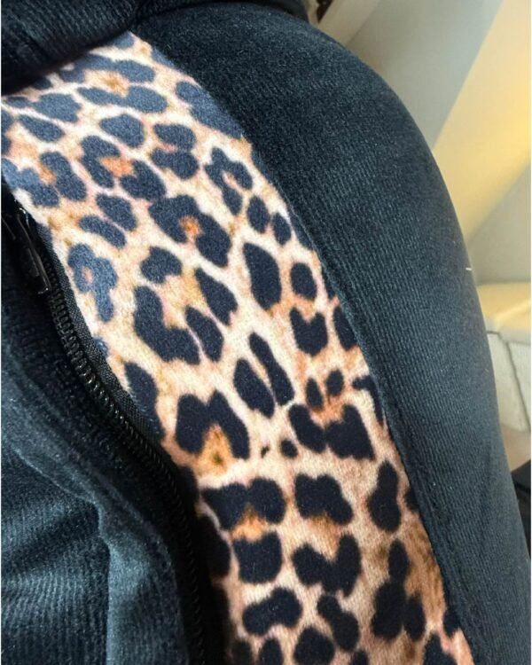 new design-15 Positive Luxury Fierce Leopard Black Tracksuit | 2025