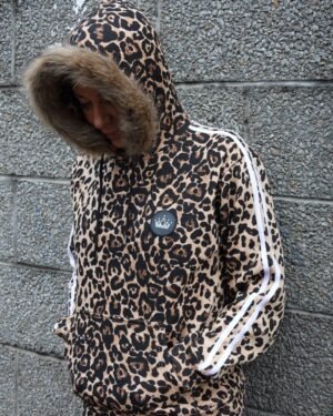 Positive Wild Leopard Print Tracksuit 1P