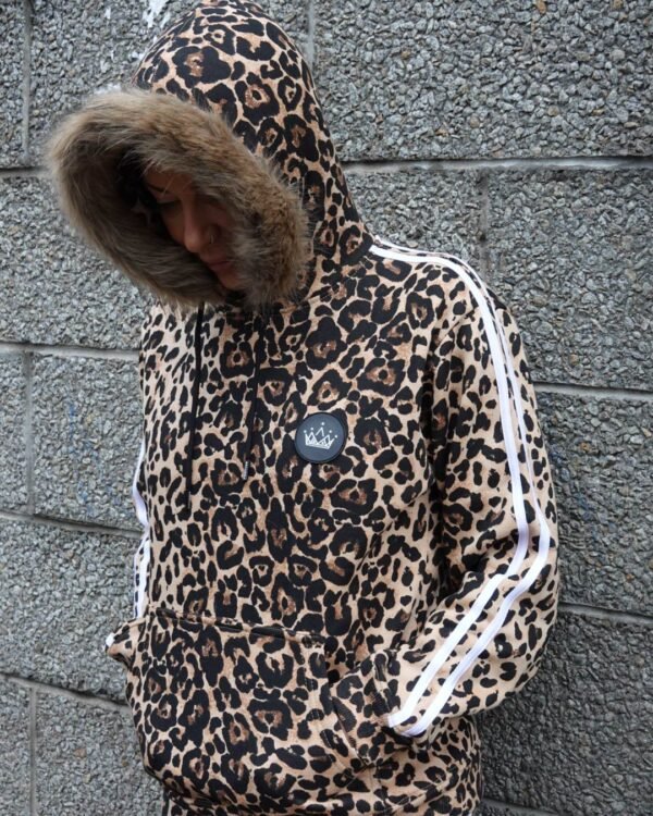 Positive Wild Leopard Print Tracksuit 1P