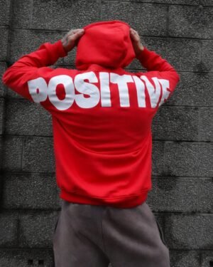Premium Oversized Bold Red Sublimated Hoodie 1P