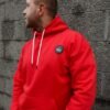 Premium Oversized Bold Red Sublimated Hoodie 1P