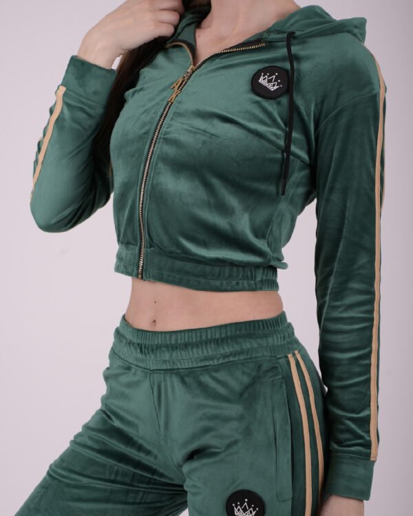 1 AK POSITIVE-05 Luxe Velour Women Tracksuit