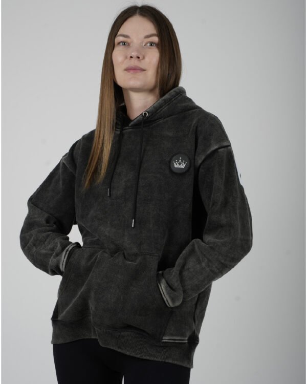 black-01 Elite 2026 Triumphant Black Acid Wash Hoodie