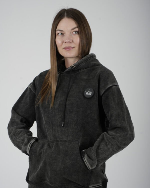 black-03 Elite 2026 Triumphant Black Acid Wash Hoodie