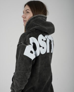 Elite 2026 Triumphant Black Acid Wash Hoodie