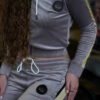 Elite Radiant Grey Zipped Velour Tracksuit 2026