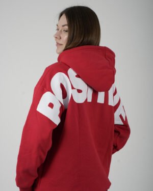 Premium Oversized Bold Red Sublimated Hoodie 1P