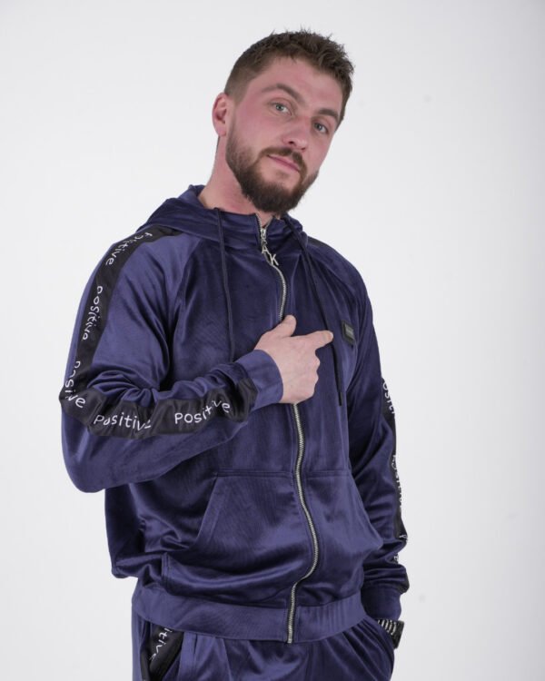 Navy Positive Elite Velour Tracksuit 2k26