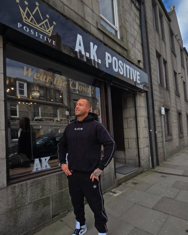 new ak positive-03 Positive Stealth Black Reflective Tracksuit 2026