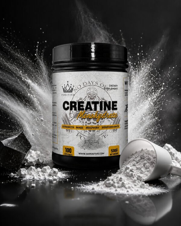 Powerful Creatine Monohydrate Unflavoured 500g