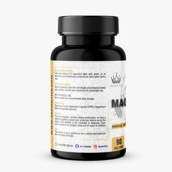 Best Magnesium Citrate Supplement-90 Veggie Capsules