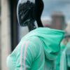 Luxurious  Refreshing Mint Velour Tracksuit 2P