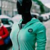 Luxurious  Refreshing Mint Velour Tracksuit 2P