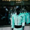 Luxurious  Refreshing Mint Velour Tracksuit 2P