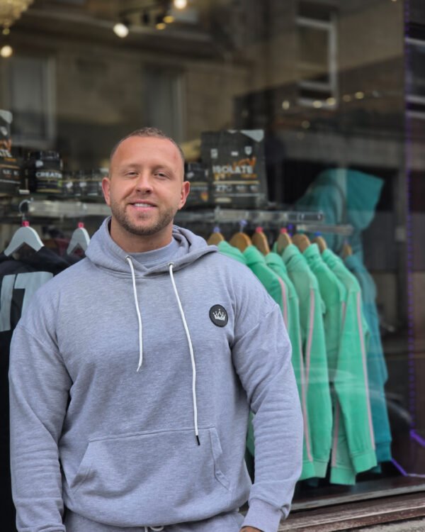 1 Elite Positive Grey Fleece Tracksuit