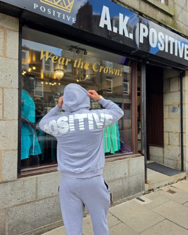 1 Elite Positive Grey Fleece Tracksuit