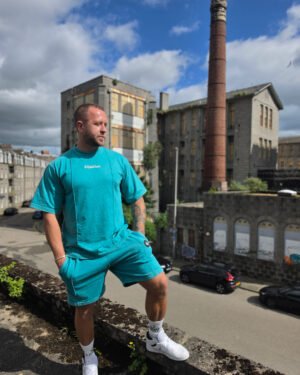 1 Premium Vibrant Turquoise Co-Ord Set