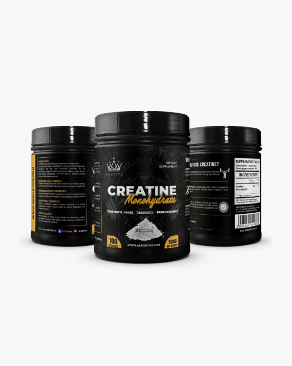 Powerful Creatine Monohydrate Unflavoured 500g