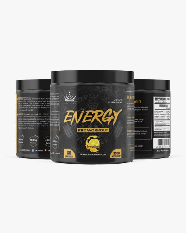 Ultimate Energizing Energy Pre-Workout Lemon 390g