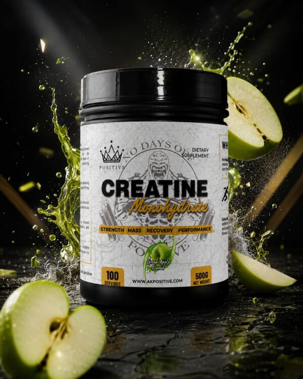 Ultimate Powerful Creatine Monohydrate Apple 500g