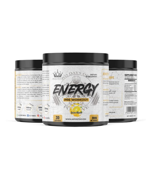 Ultimate Energizing Energy Pre-Workout Lemon 390g