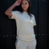 Women's Cream Signature Co-Ord Set