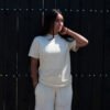 Women's Cream Signature Co-Ord Set
