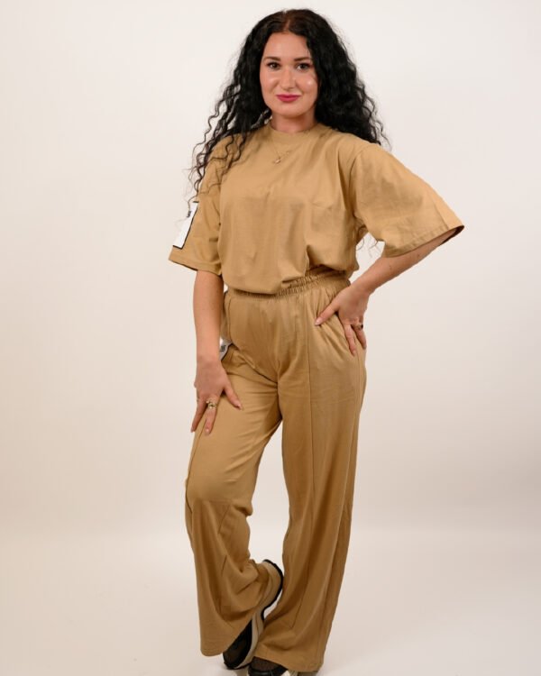 Elite Positive Patch Relaxed Co-Ord Camel 2