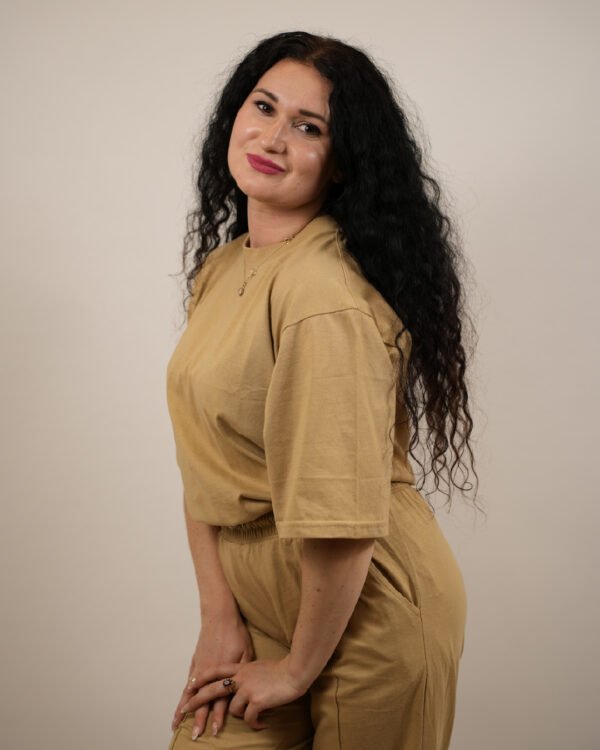 Elite Positive Patch Relaxed Co-Ord Camel 2