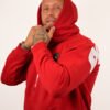 Premium Oversized Bold Red Sublimated Hoodie 1P