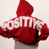 Premium Oversized Bold Red Sublimated Hoodie 1P