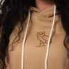 new-13 Ultimate 3 Stripe Beige Cotton Women’s Tracksuit