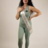 Essential 2 Piece Sage Green Lycra Gym Set