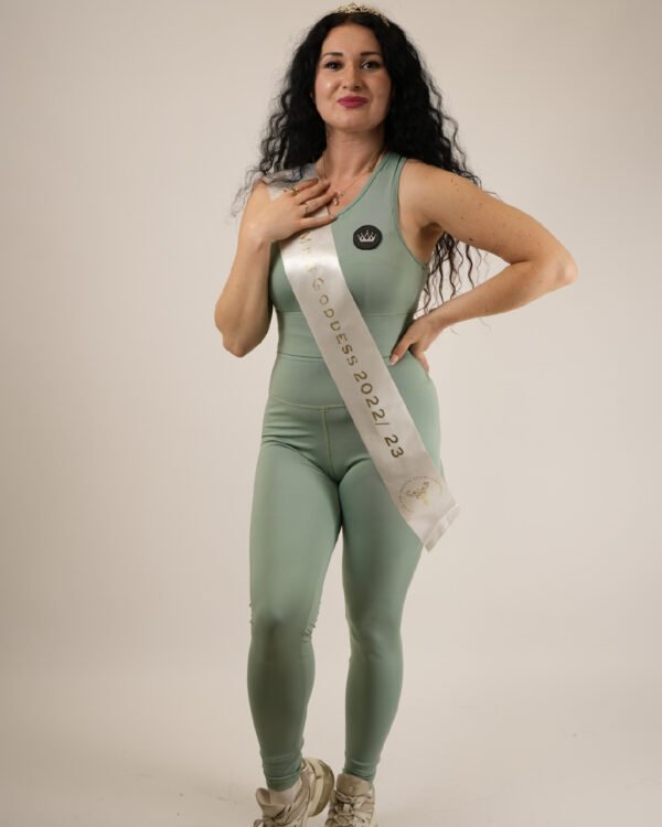 Essential 2 Piece Sage Green Lycra Gym Set
