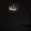 Elite 2 Piece Black Lycra Crown Gym Set