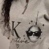 new arrivals ak-17 1 Positive Iconic Grey Half Zip Sweatshirt