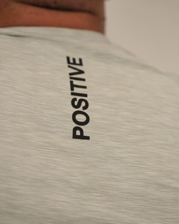 Positive Men’s Performance  Stone Grey T-Shirt